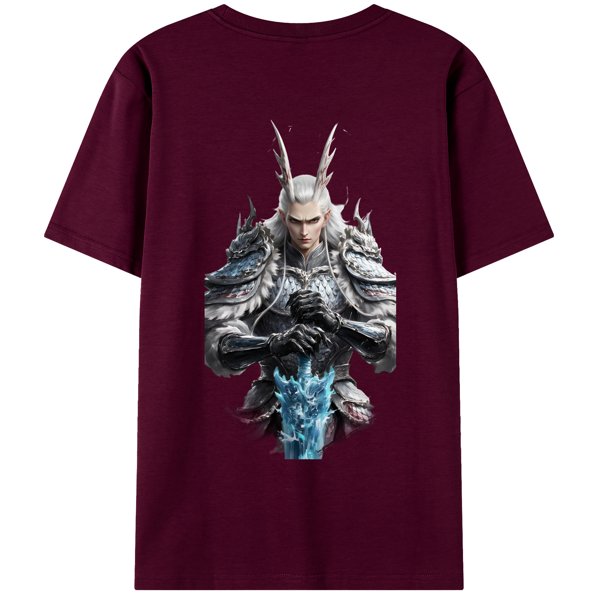 （画像用） Ne Zha 2 ナタ 魔童の大暴れ レディース半袖Tシャツ(バックプリント)